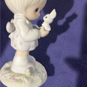 Precious Moments Girl with bunny